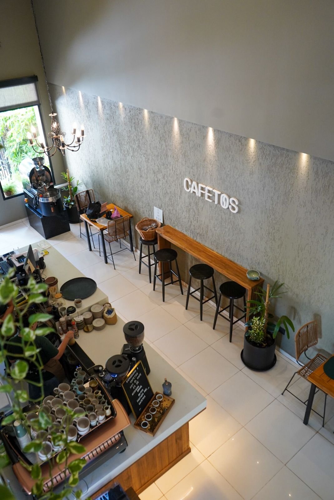 Interior de Cafetos desde arriba